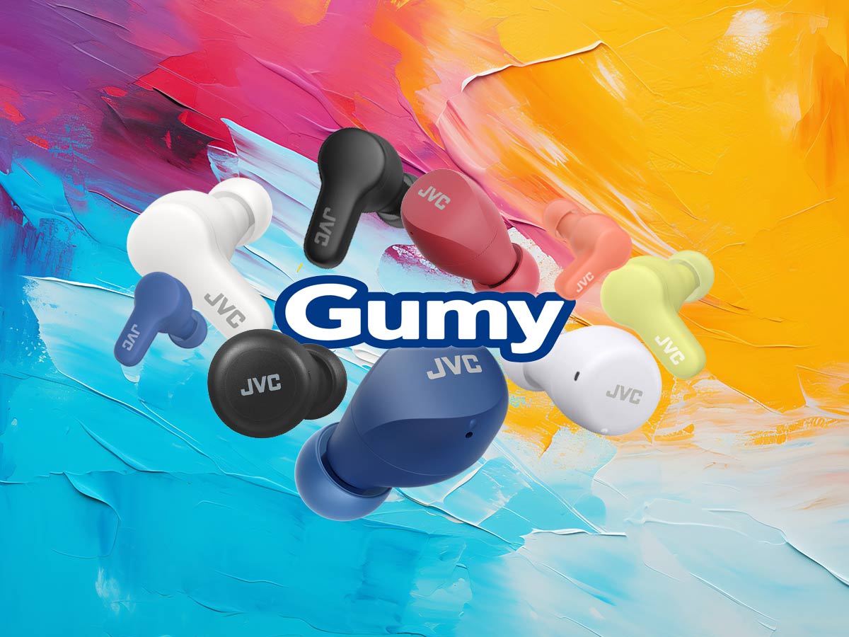 JVC Gumy Wireless Earbuds - Your colour, your music