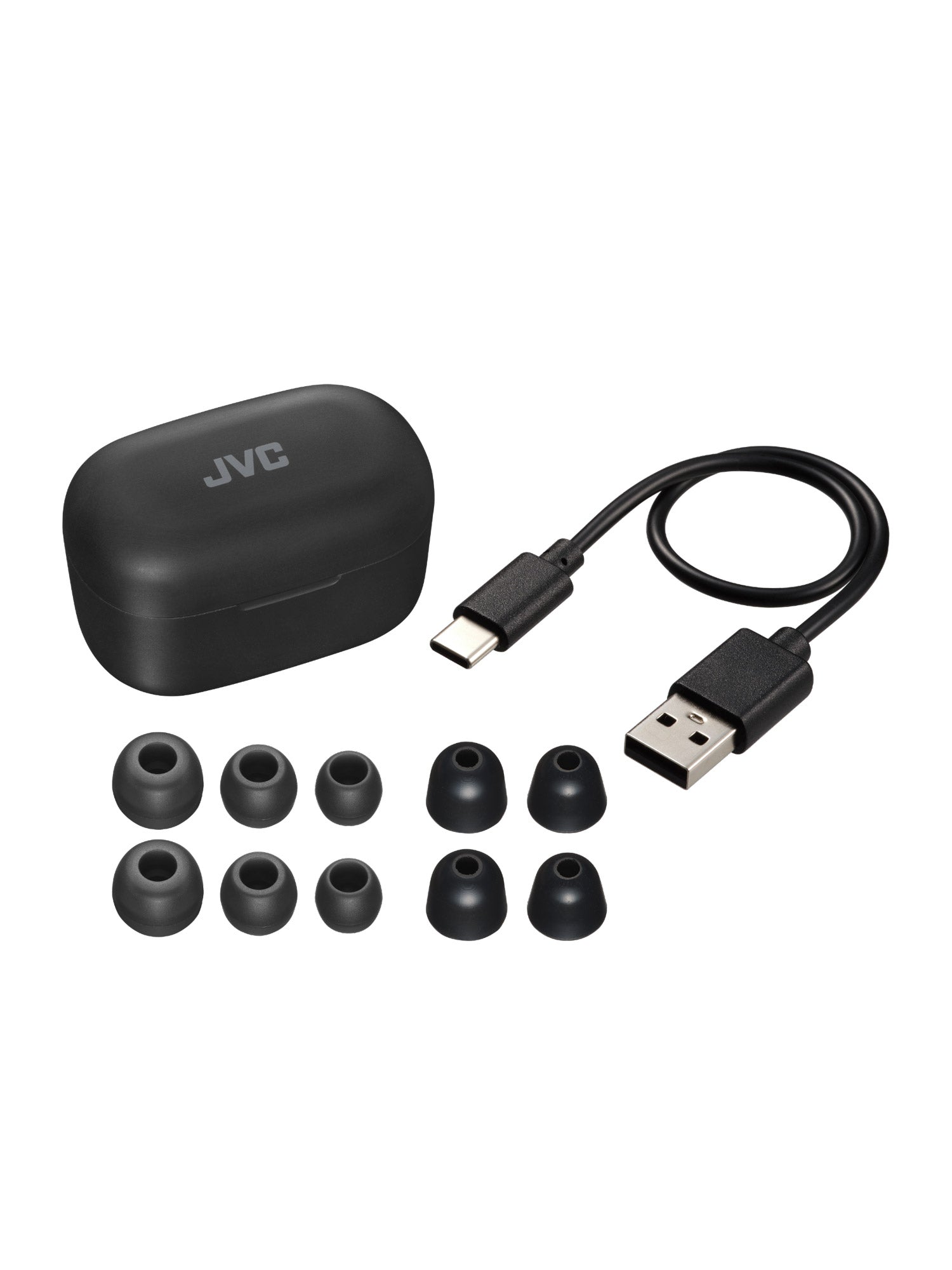 HA-A25T in black active noise cancelling wireless earbuds accessories in black