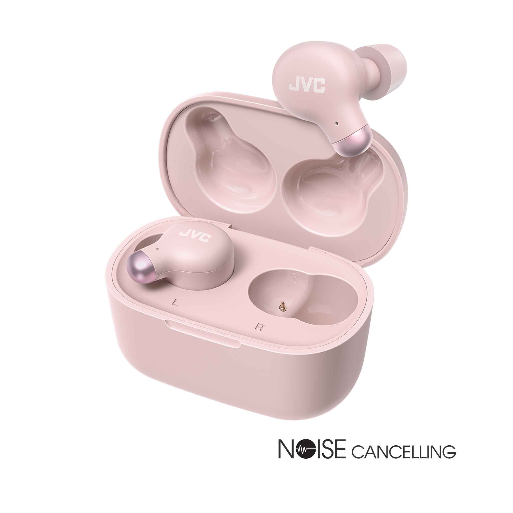 HA-Z250T Noise Cancelling Wireless Earbuds in Pink – JVC UK