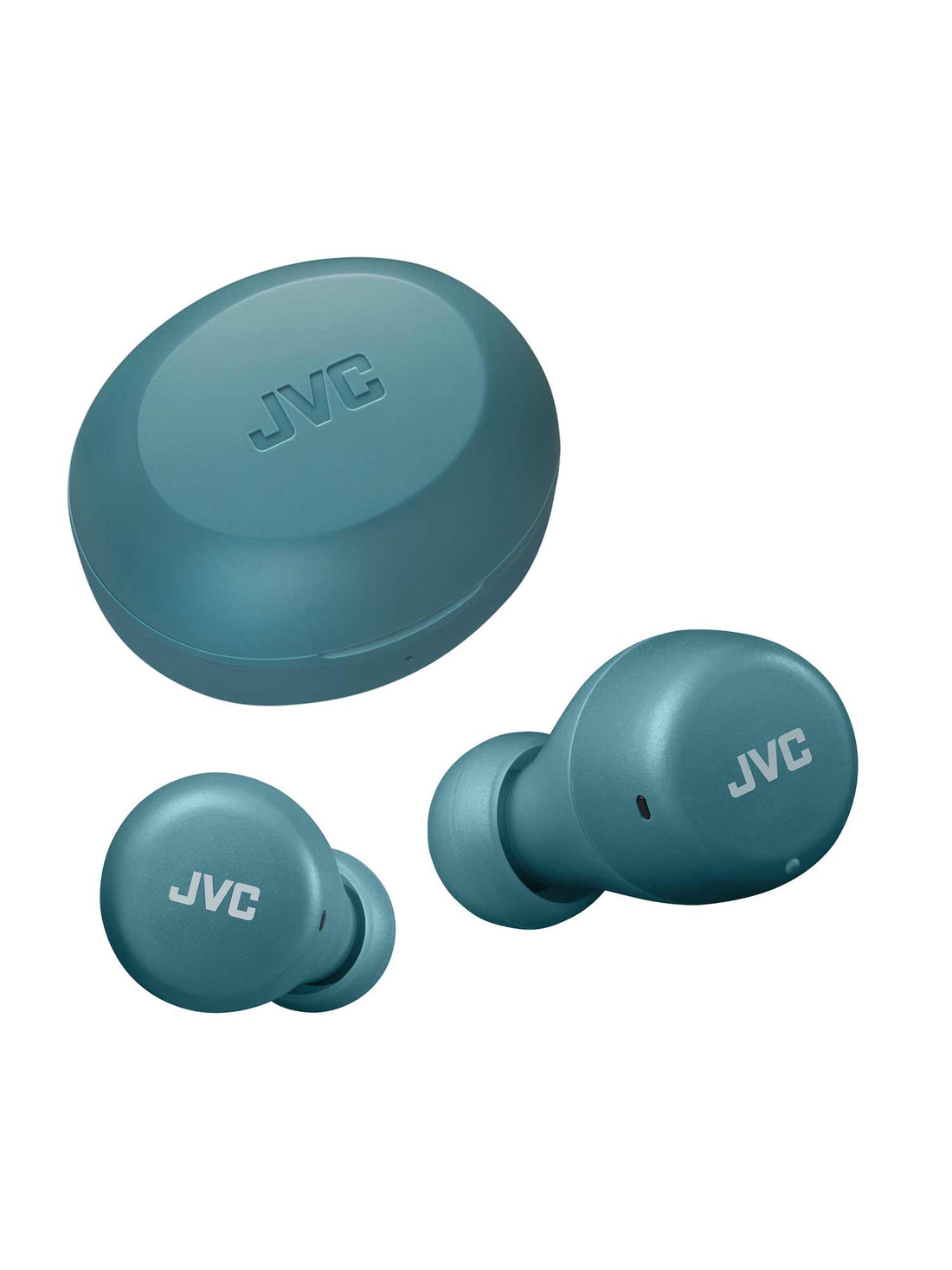 HA-A5T in green gumy mini earbuds charging case and earphones