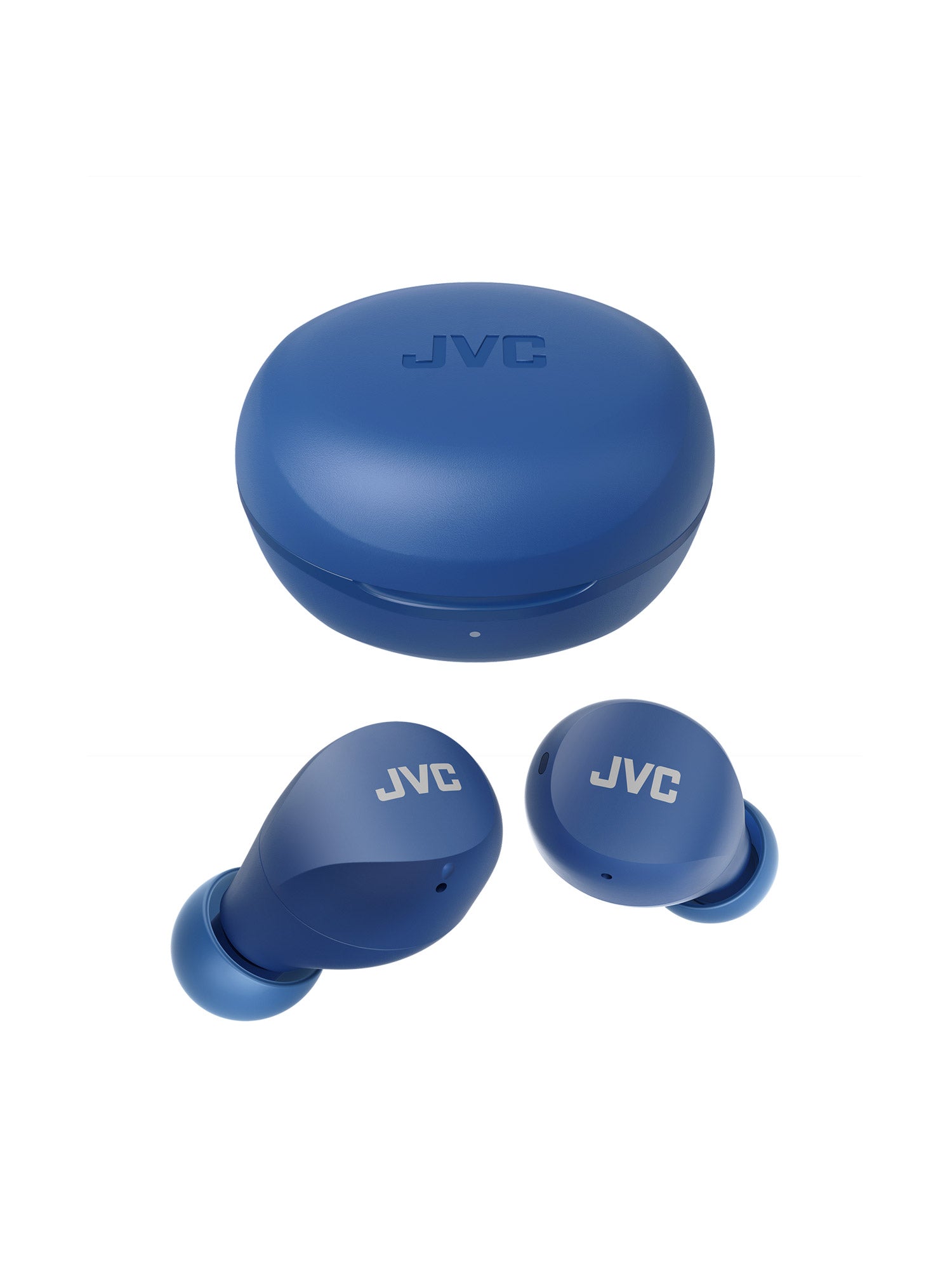 HA-A6T-A in Blue Gumy mini wireless earbuds & charger by JVC