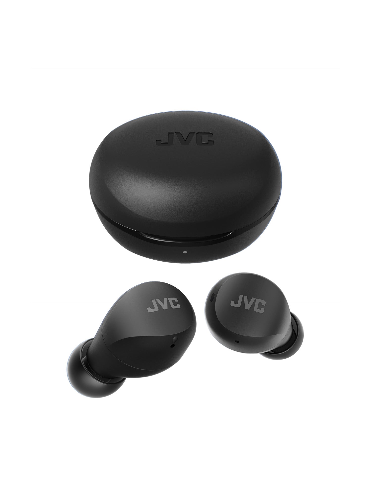 HA-A6T-B in Black Gumy mini wireless earbuds & charger by JVC