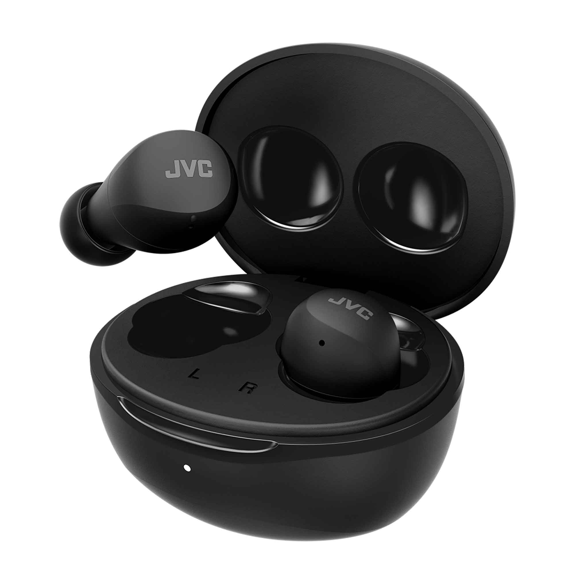 HA-Z66T-B JVC Gumy wireless earbuds & charging case in black