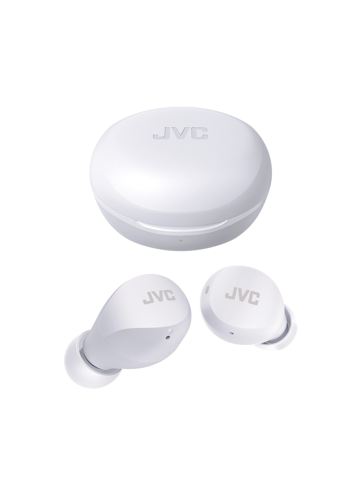 HA-A6T-W in White Gumy mini wireless earbuds & charger by JVC