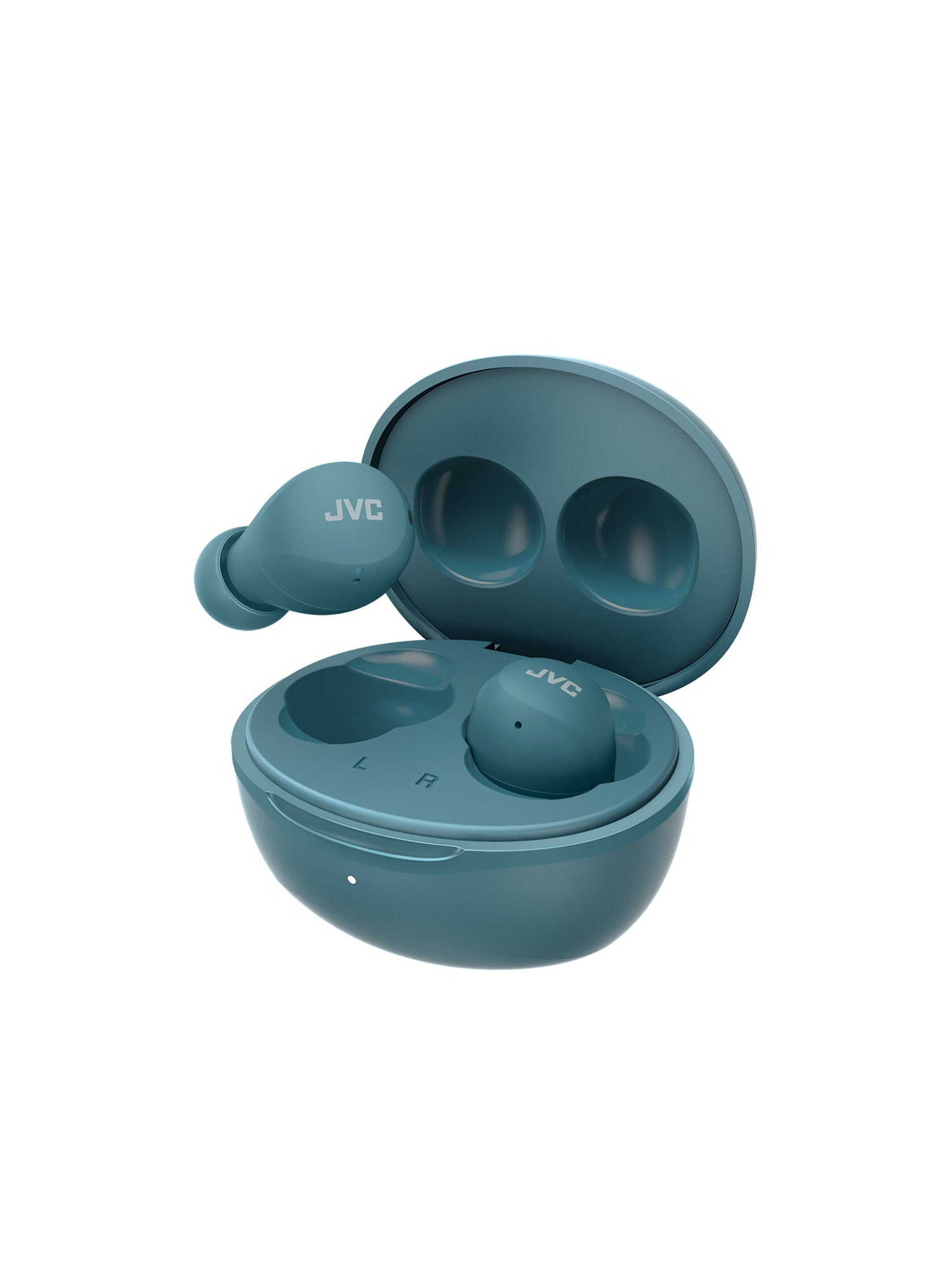 HA-A6T-G in green Gumy mini wireless earbuds and charging case by JVC