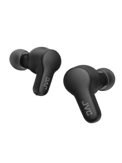 HA-A7T2 in black wireless earbuds by JVC