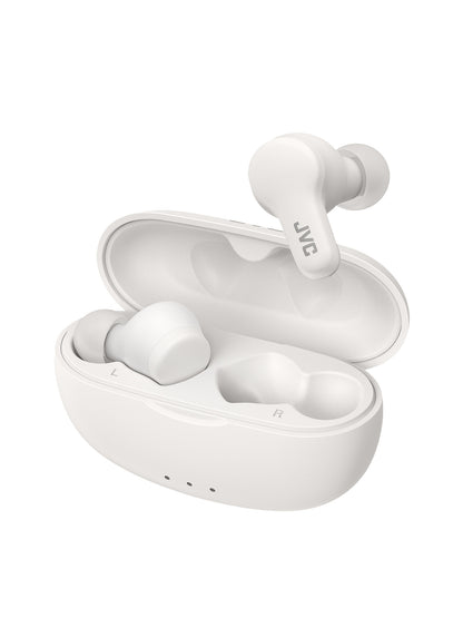 HA-A7T2-W in white wireless earbuds, charging case by JVC