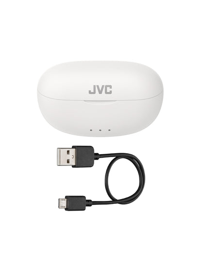 HA-A7T2-W in white wireless earbuds accessories by JVC