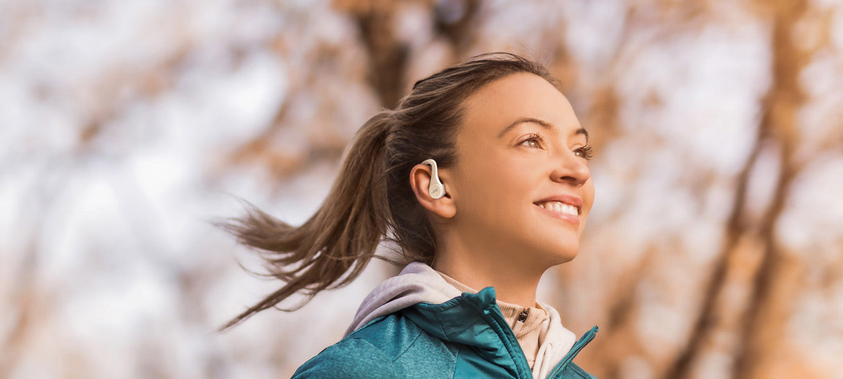 HA-EC25T wireless sports earphones, earbuds voice assistance