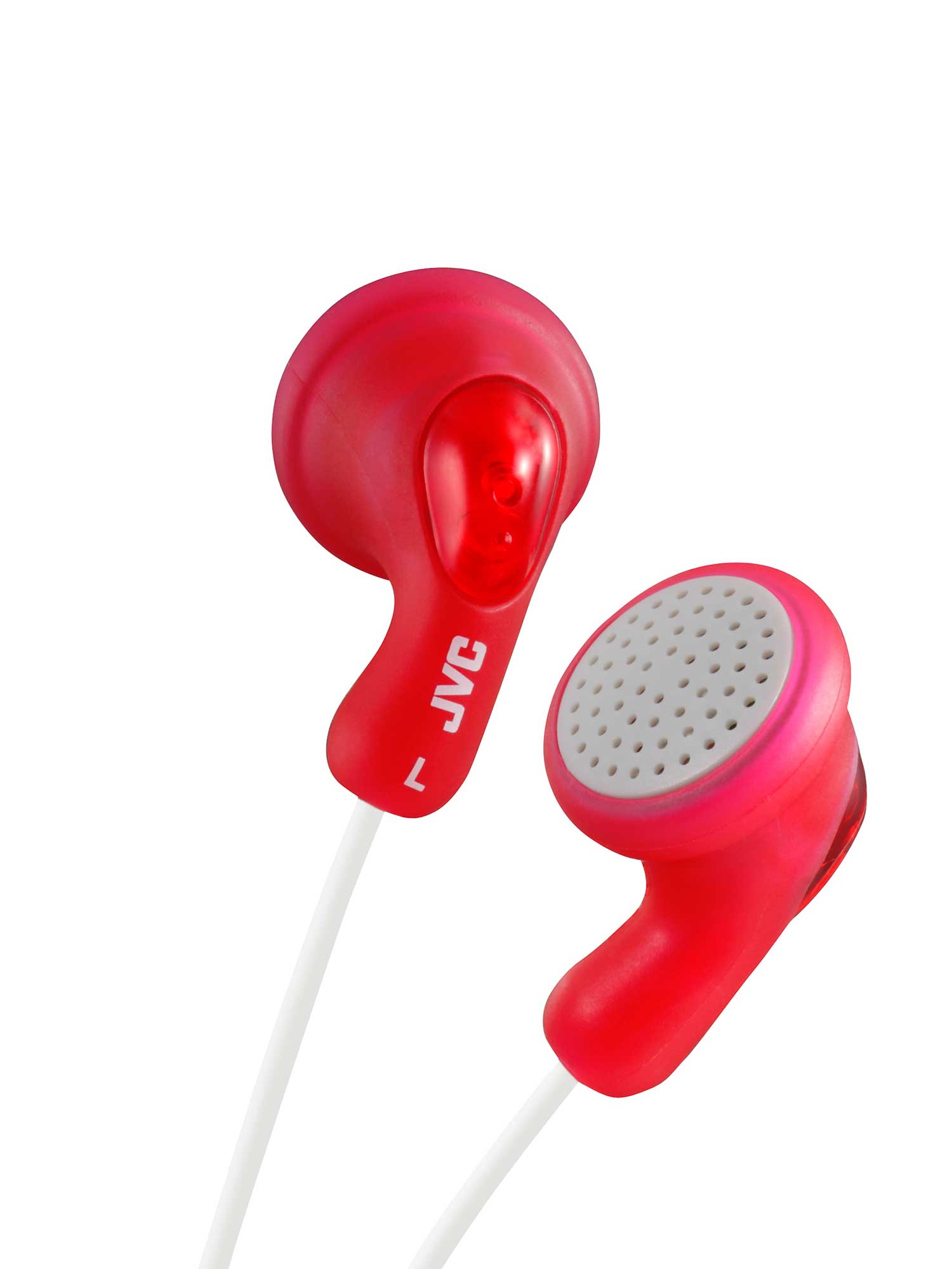 HA-F14-R Wired Gumy In-Ear Earphones in Red