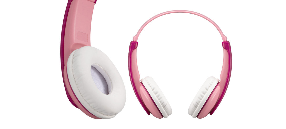Comfort Redefined: HA-KD10W lightweight design with soft earpads for a gentle and comfortable fit on your child's ears
