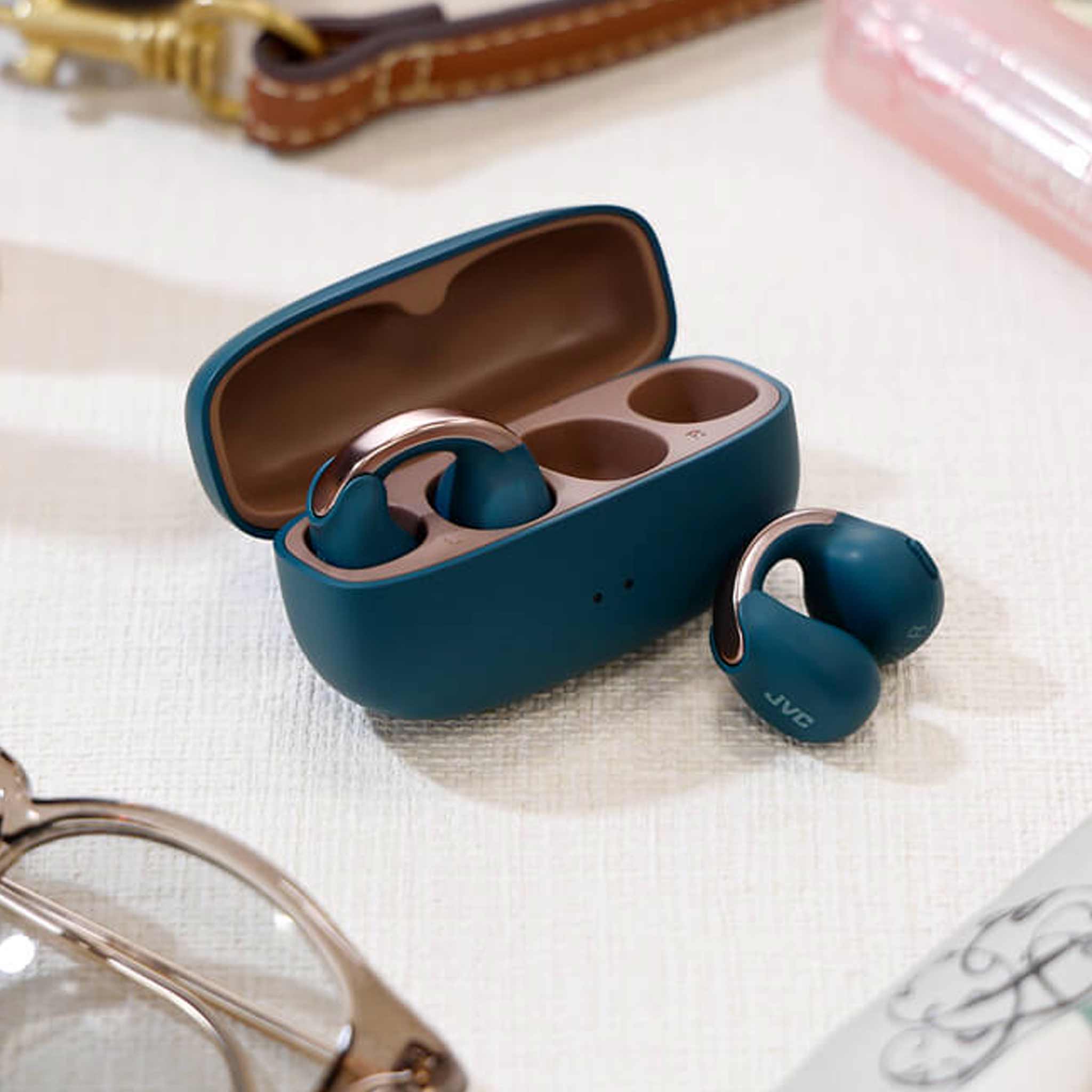 HA-NP1T-A NEW Wireless Open-Earbuds - Blue – JVC UK