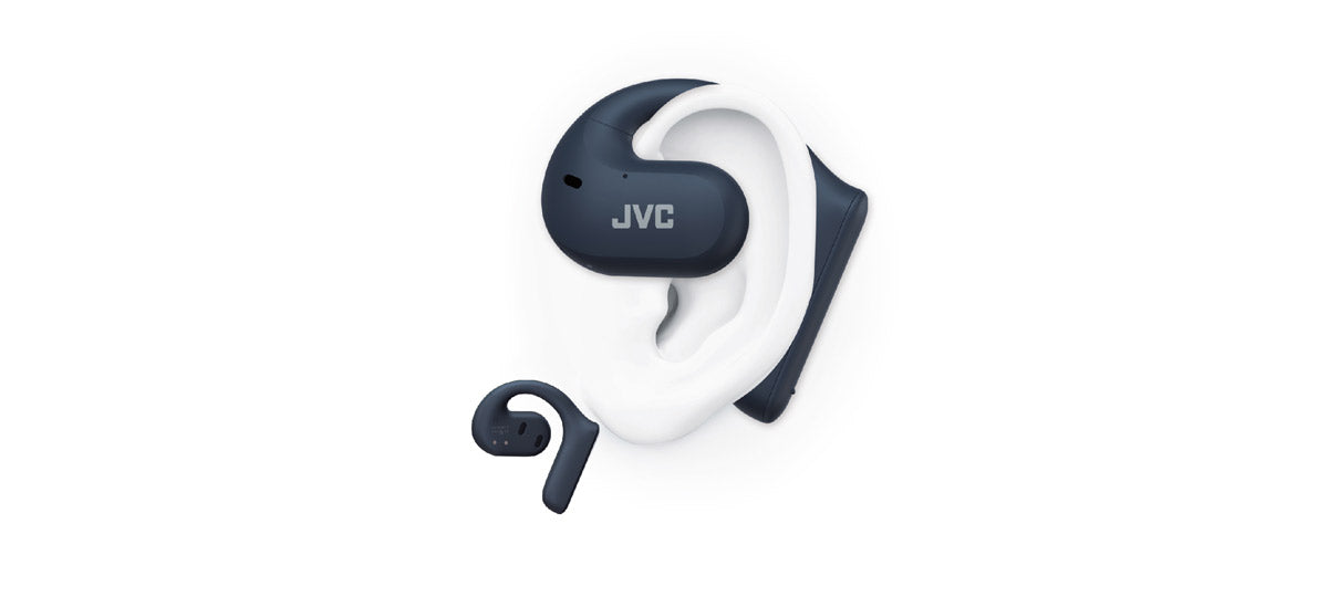 HA-NP35-T-A Open-ear nearphones in blue by JVC