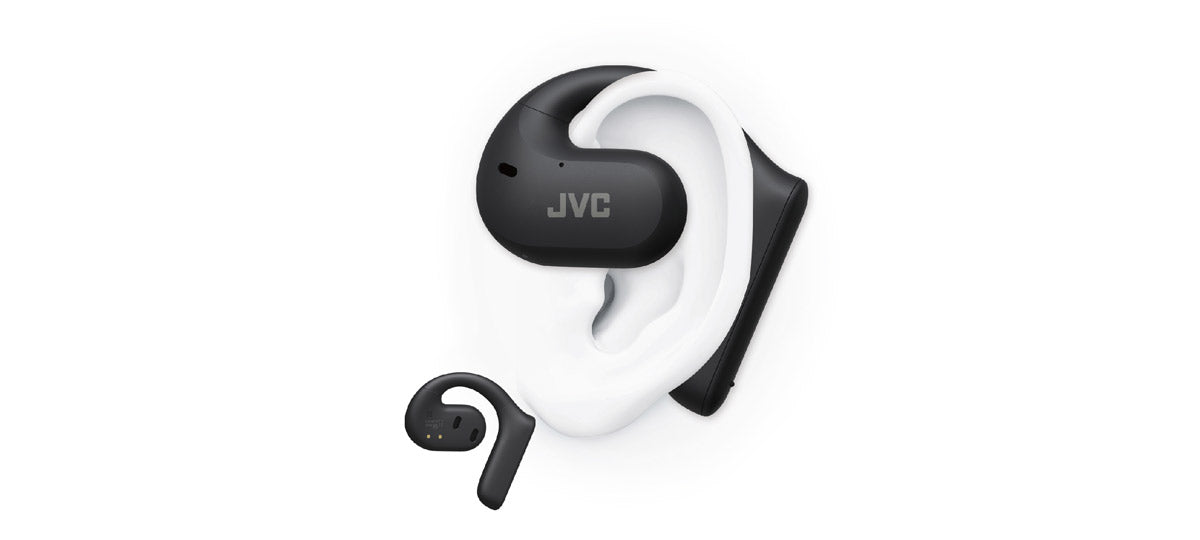 HA-NP35-T-B Open-ear nearphones fitment in black by JVC