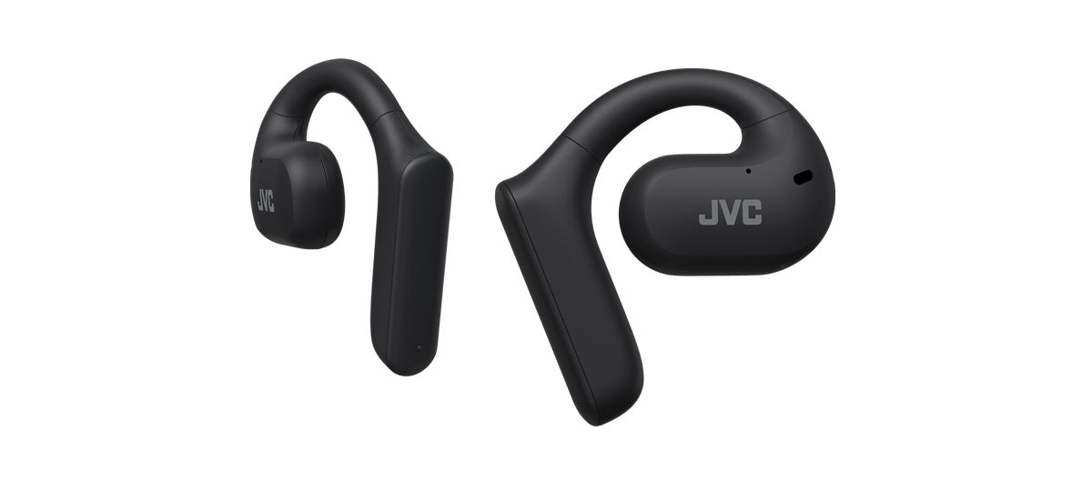 HA-NP35-T-B Open-ear nearphones in black by JVC