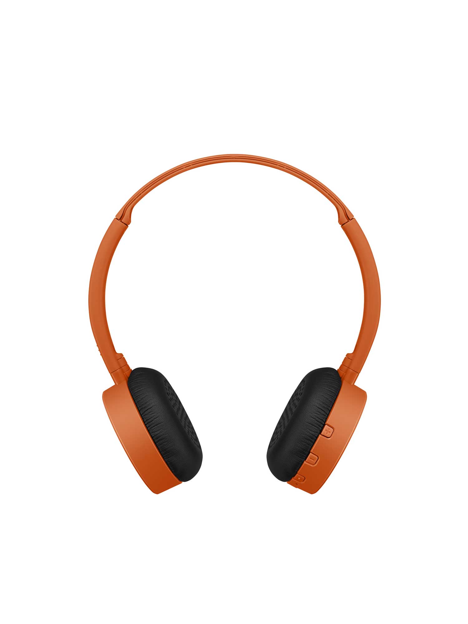 HA-S24W in orange wireless Bluetooth on-ear headphones comfortable fit