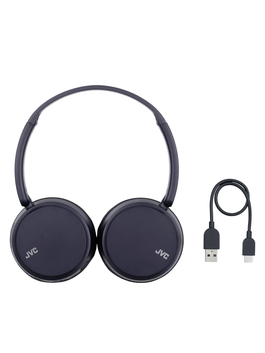 HA-Z37W-A in blue wireless bluetooth headphones usb charging lead