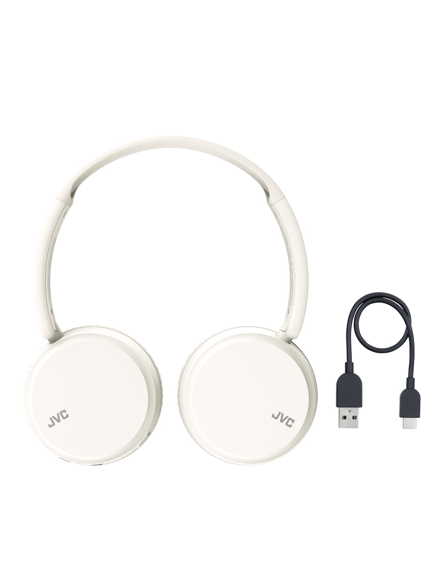 HA-S36W-W in white bluetooth headphones USB charger lead