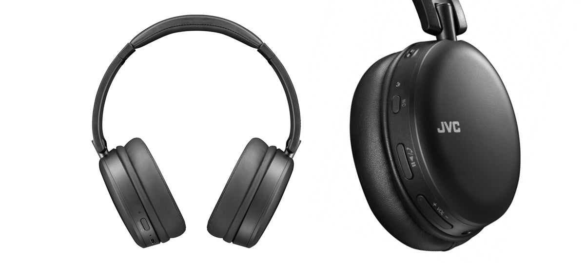 Active Noise Cancelling Wireless Bluetooth headphones HA-S91N by JVC built-in mic and remote