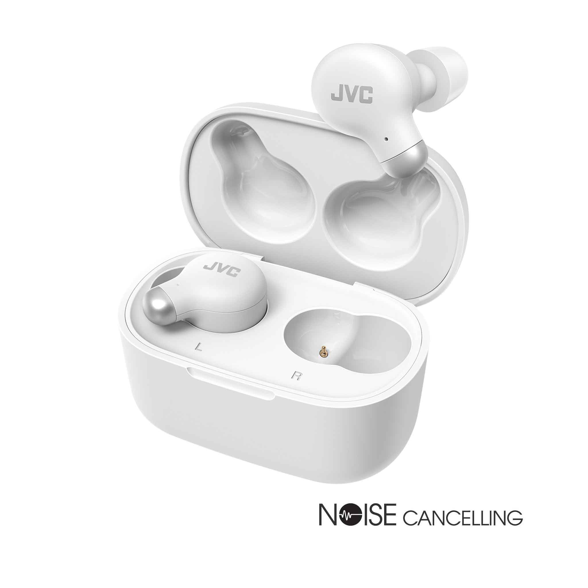 HA-Z250T-W Noise Cancelling Wireless Earbuds in White – JVC UK