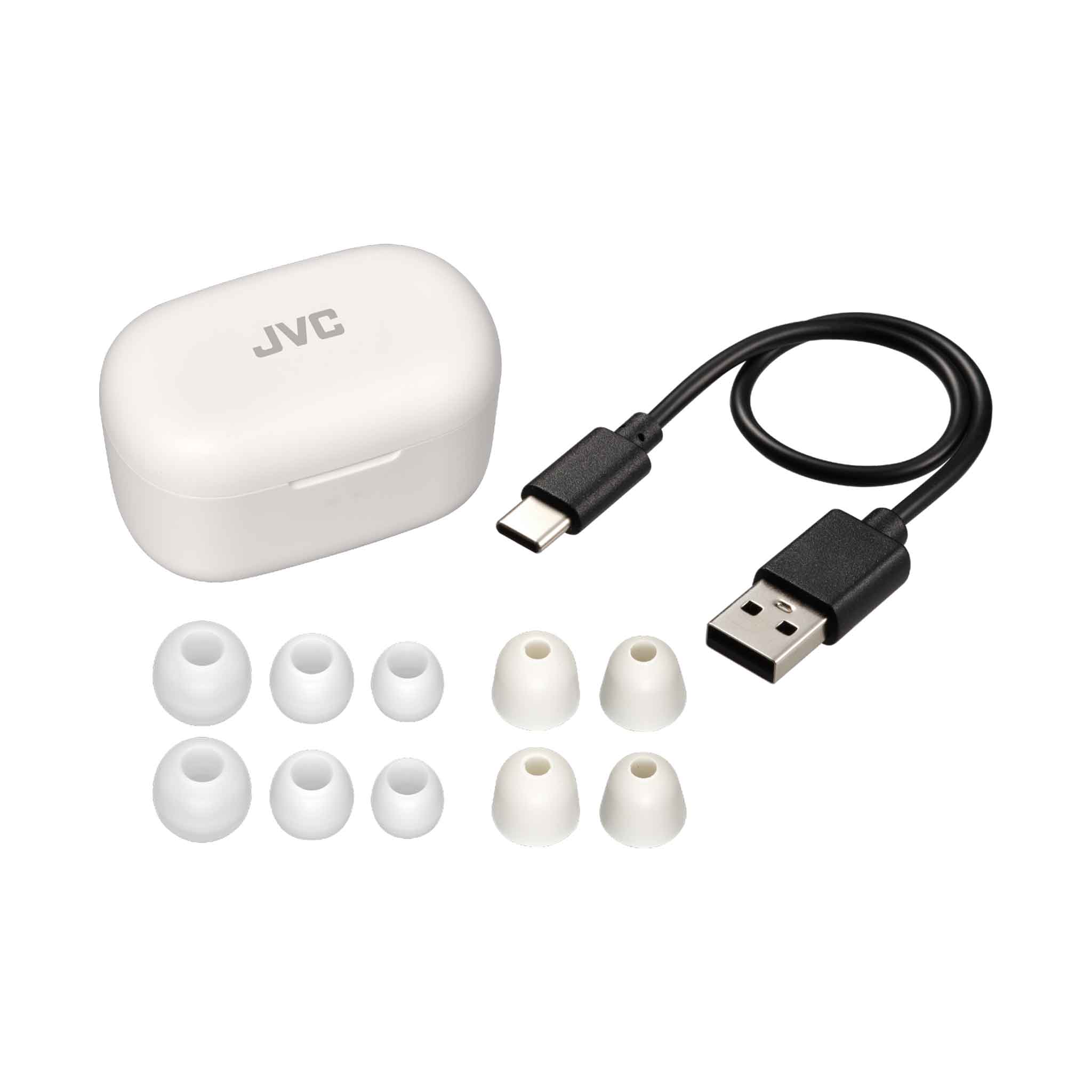HA-Z250T-W Noise Cancelling Wireless Earbuds in White – JVC UK