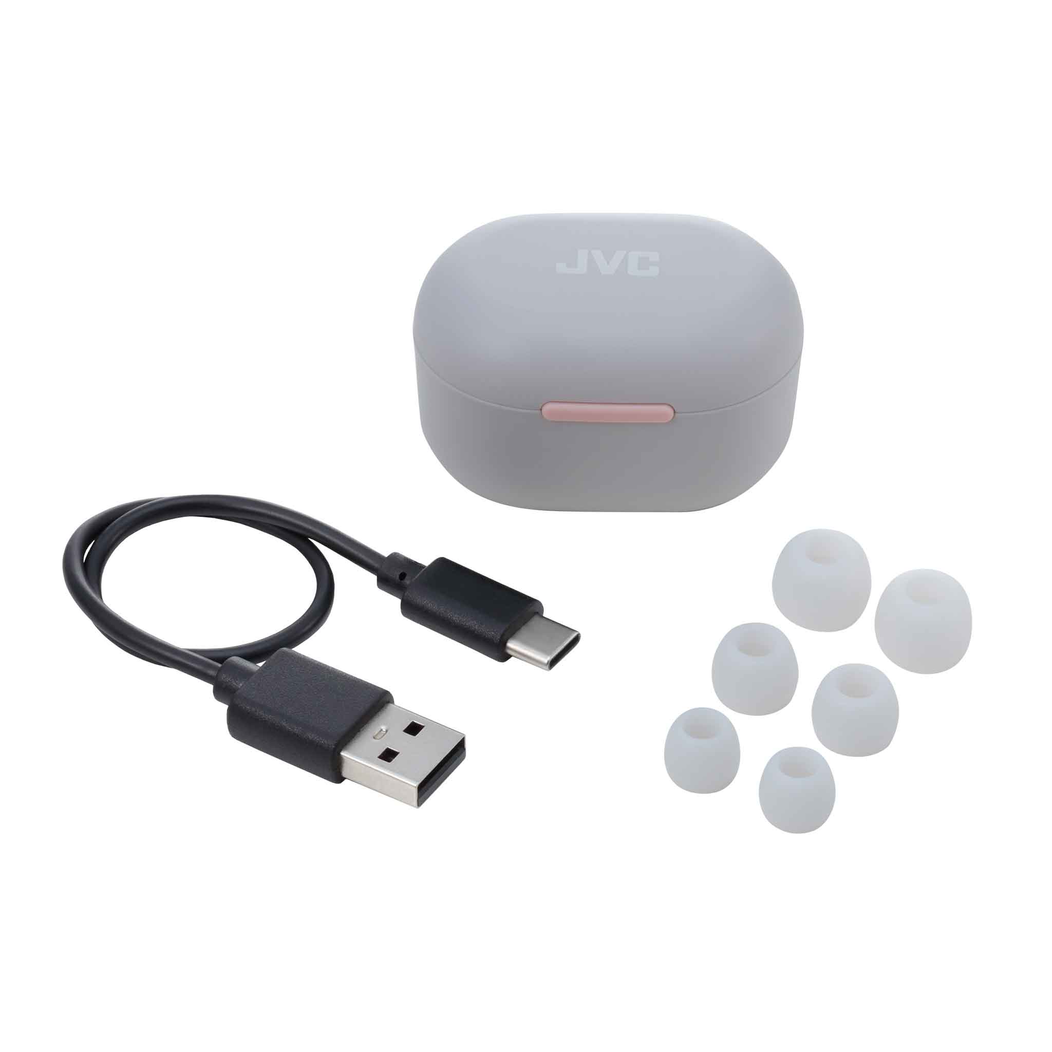 HA-Z330T-P Noise Cancelling Wireless Bluetooth Earbuds – JVC UK