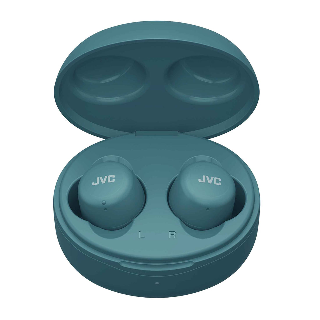 HA-Z55T-W JVC Gumy Mini Wireless Earbuds &amp; Charging Case in Green