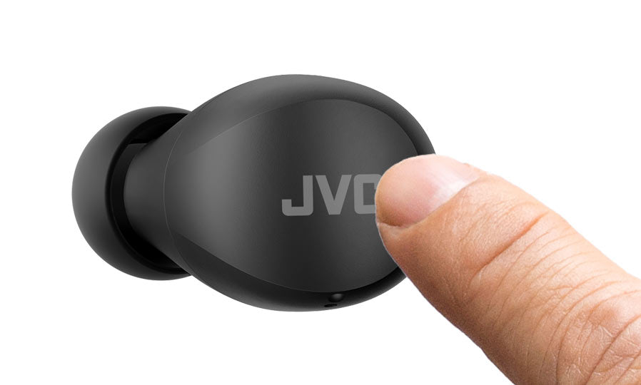 HA-Z66T-B JVC Wireless earbuds in black - control at your fingertips