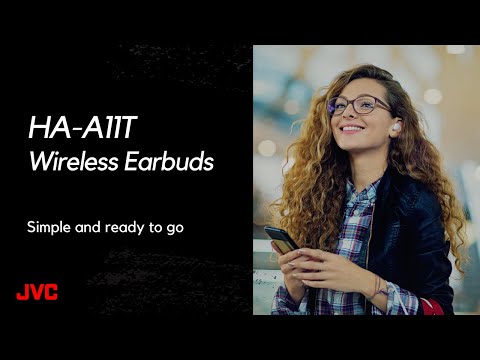 HA-A11T-A Wireless Memory Foam Earbuds - Blue