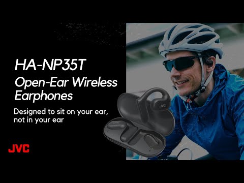 HA-NP35T-B Open-ear Wireless Bluetooth Earphones - Black