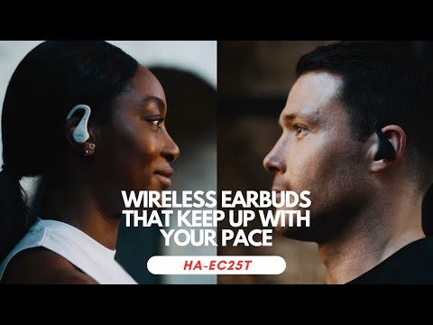 HA-EC25T-W Sports Wireless Bluetooth Earbuds - White