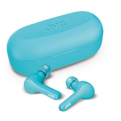 HA-A7T JVC Gumy true wireless earphones soda blue