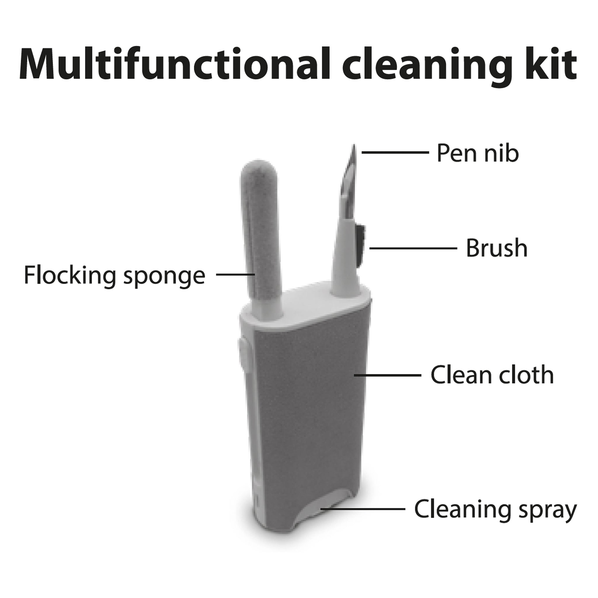 JVC Multifunctional headphone cleaning kit