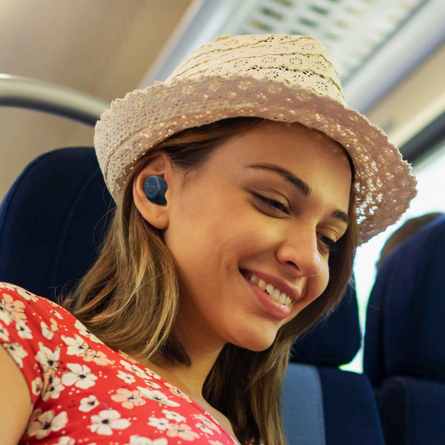 HA-A11T-A Blue Wireless Earbuds Travel