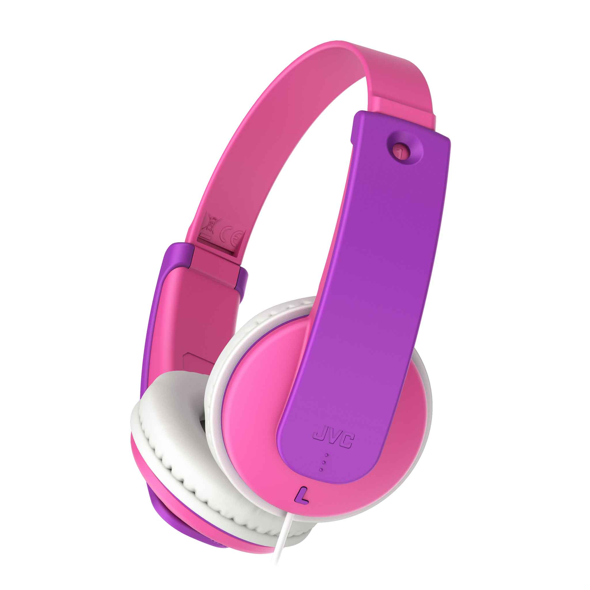 Casque enfant Tinyphone rose et violet JVC HA-KD7-P-E JVC Pas Cher