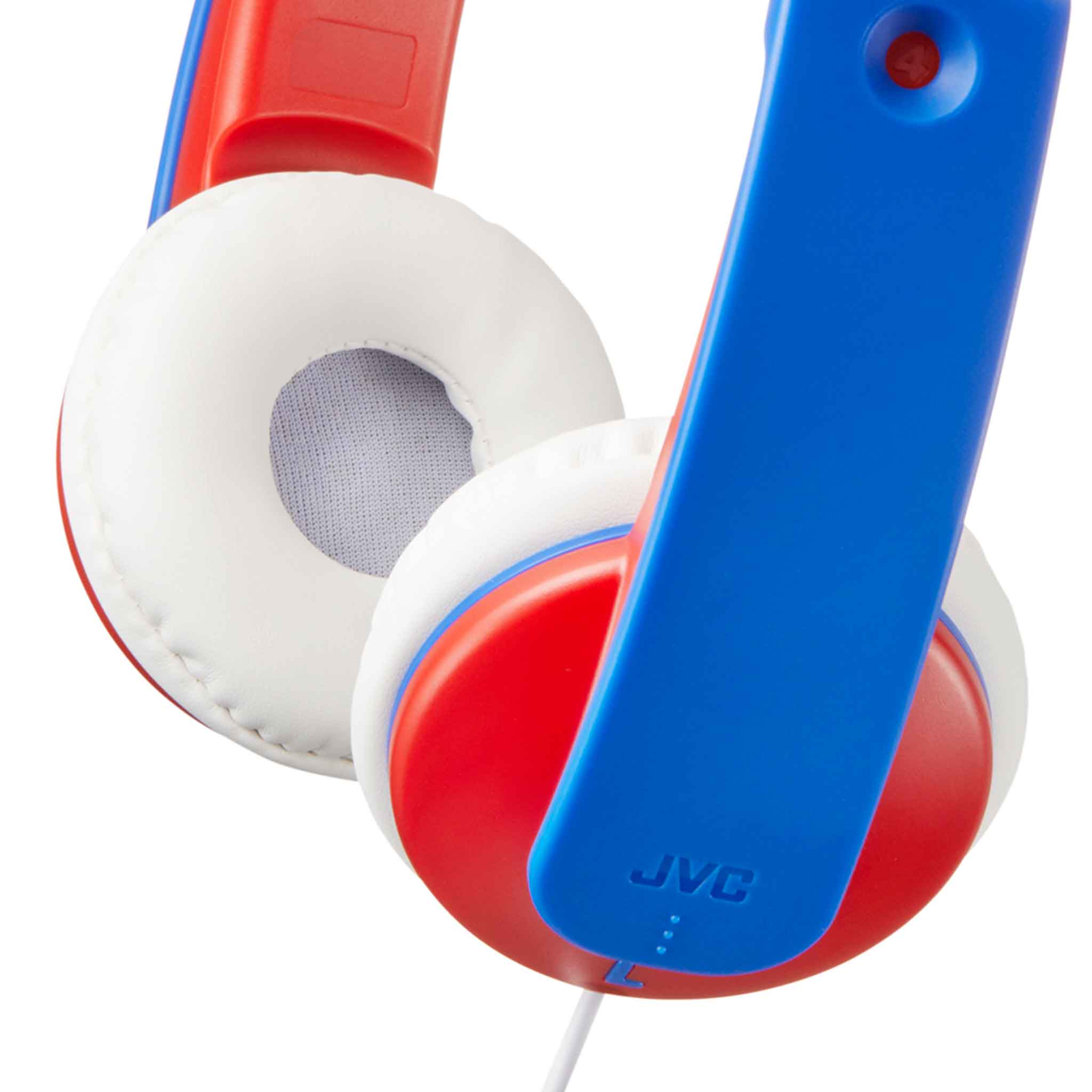 HA-KD7-R soft ear pads wired kids headphones