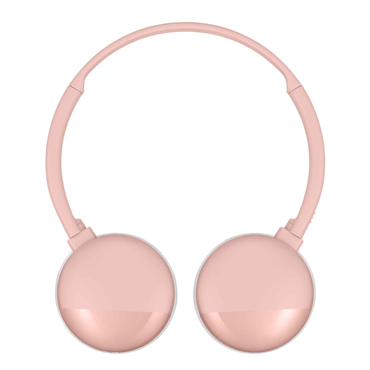 JVC HA-S22W in Pink Bluetooth Headphones lay flat
